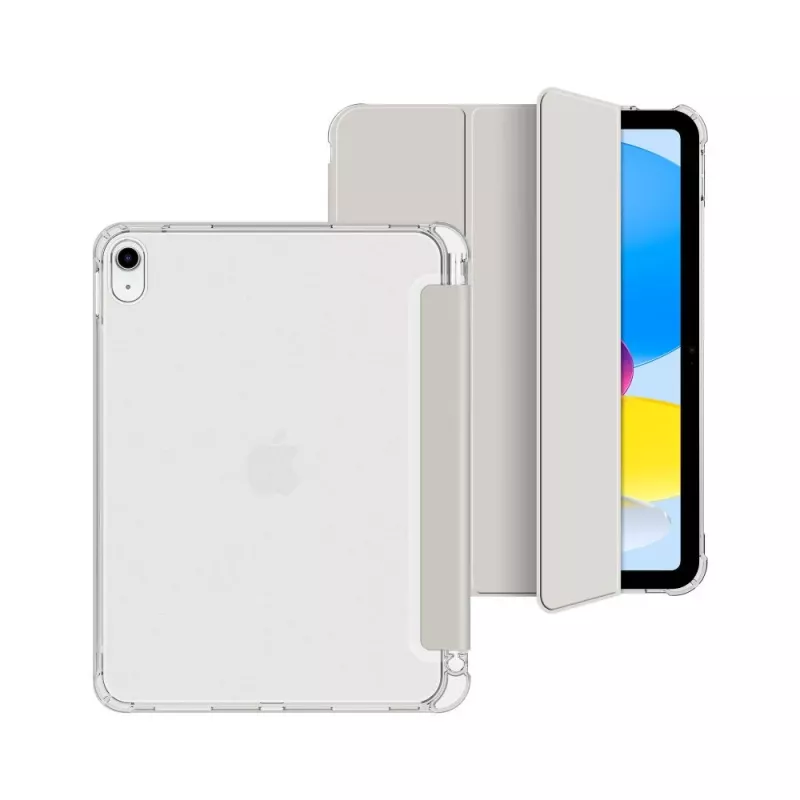 Tech-Protect SC Pen Hybrid Capa híbrida para iPad 10.9 (10th Gen, 2022) / iPad 11 (2025), Prateada
