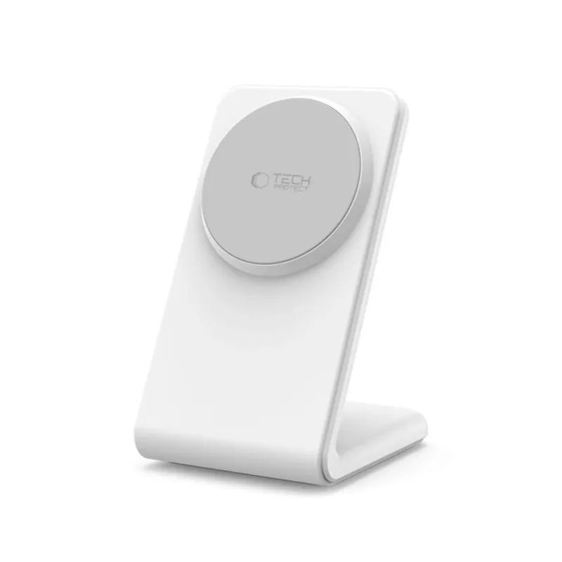 TECH-PROTECT QI15W-A38 Carregador Sem Fios Magnético MagSafe Branco