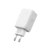 TECH-PROTECT NC45W-GAN Carregador de Rede 2 Portas PD 45W + Cabo USB-C Branco