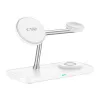 TECH-PROTECT QI15W-A45 Carregador Sem Fios Magnético MagSafe 3-em-1 Branco