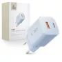 TECH-PROTECT NCM33 Carregador de Rede de 2 Portas PD 33W / QC3.0 Azul-claro