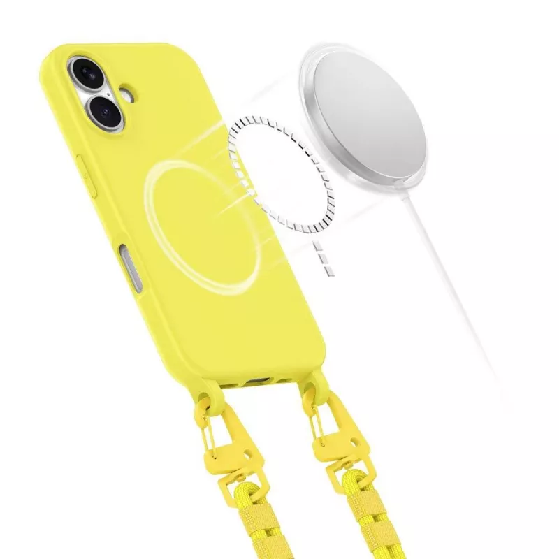 Tech-Protect Magnecklace MagSafe iPhone 16 Amarelo