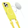 Tech-Protect Magnecklace Capa MagSafe para Apple iPhone 16 Pro Amarelo