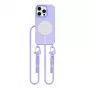 Tech-Protect Magnecklace Capa MagSafe para iPhone 16 Pro Max Lavanda