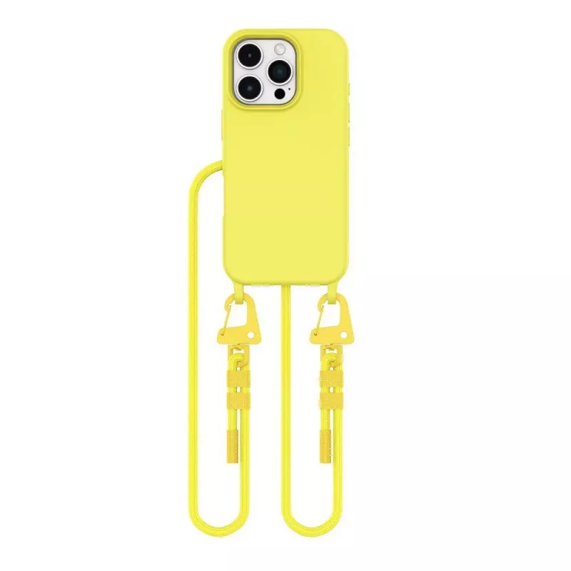 Tech-Protect Magnecklace Capa MagSafe para iPhone 16 Pro Max, Amarelo