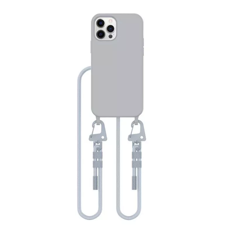 Tech-Protect Magnecklace Capa MagSafe para iPhone 12 / 12 Pro - Cinzento