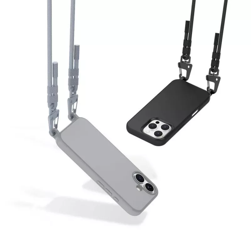 Tech-Protect Magnecklace Capa MagSafe para iPhone 12 / 12 Pro - Cinzento