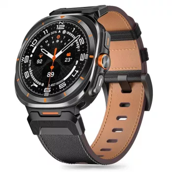 TECH-PROTECT DELTA PRO SAMSUNG GALAXY WATCH ULTRA 2024 / 2025 (47 MM) COURO PRETO