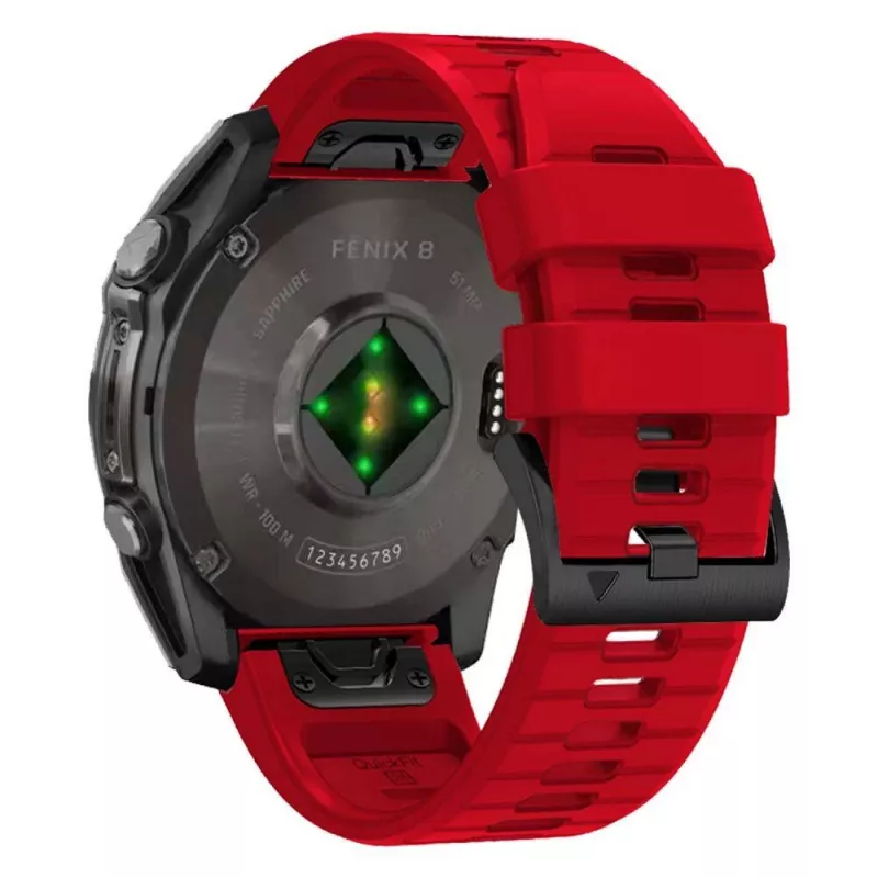TECH-PROTECT SILICONE LINE GARMIN FENIX 5X / 5X PLUS / 6X / 6X PRO / 7X / 8 (51 MM) VERMELHO