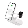 Estação de carregamento sem fios Tech-Protect QI15W-A41 3IN1 MagSafe branca
