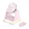 Estação de carregamento sem fios Tech-Protect QI15W-A43 3IN1 MagSafe rosa