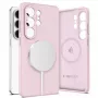 Tech-Protect Capa Silicone MagSafe para Samsung Galaxy S26 Ultra Rosa Pérola