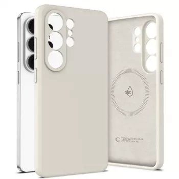Tech-Protect Capa Silicone MagSafe para Samsung Galaxy S26 Ultra - Cosmic Latte