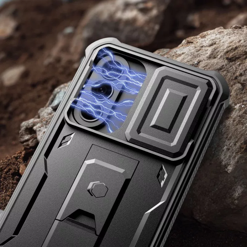 TECH-PROTECT KEVLAR CAM+ 2-SET Galaxy A57 5G Preto Capa Protetora