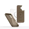 Tech-Protect Silicone MagSafe Capa para Apple iPhone 16E / 17E - Castanho Chocolate