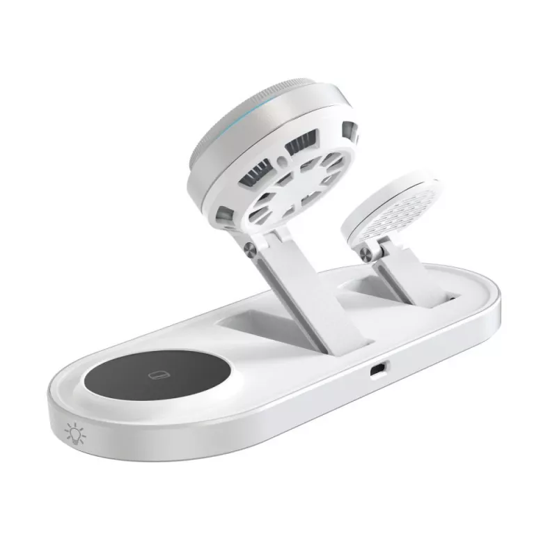 TECH-PROTECT A51 ARCTICBOOST Carregador Sem Fios Magnetic MagSafe 3 em 1 25W Qi2.2 Branco