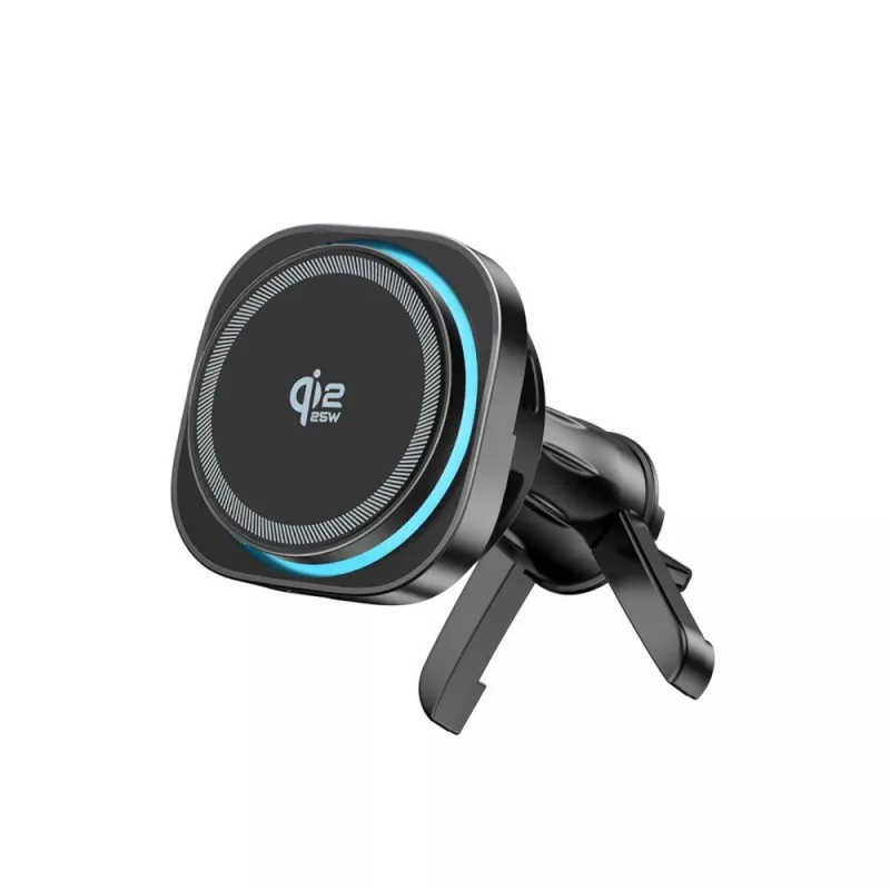 TECH-PROTECT V20 ARCTICBOOST Suporte de Carro Magnetic MagSafe para Painel e Grelha com Carregamento Sem Fios 25W Qi2.2 Preto