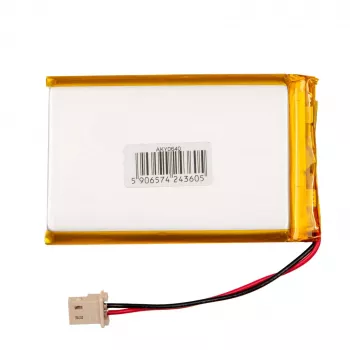 Bateria Li-Po Akyga AKY0640 LP674261 3,7 V 2000 mAh, PCM, Molex 5264 2 pinos, 50 mm