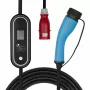 Carregador EV móvel Akyga AK-EC-22, Type 2, ficha CEE 5 pinos, trifásico, 32 A, 22 kW, LCD, 5 m