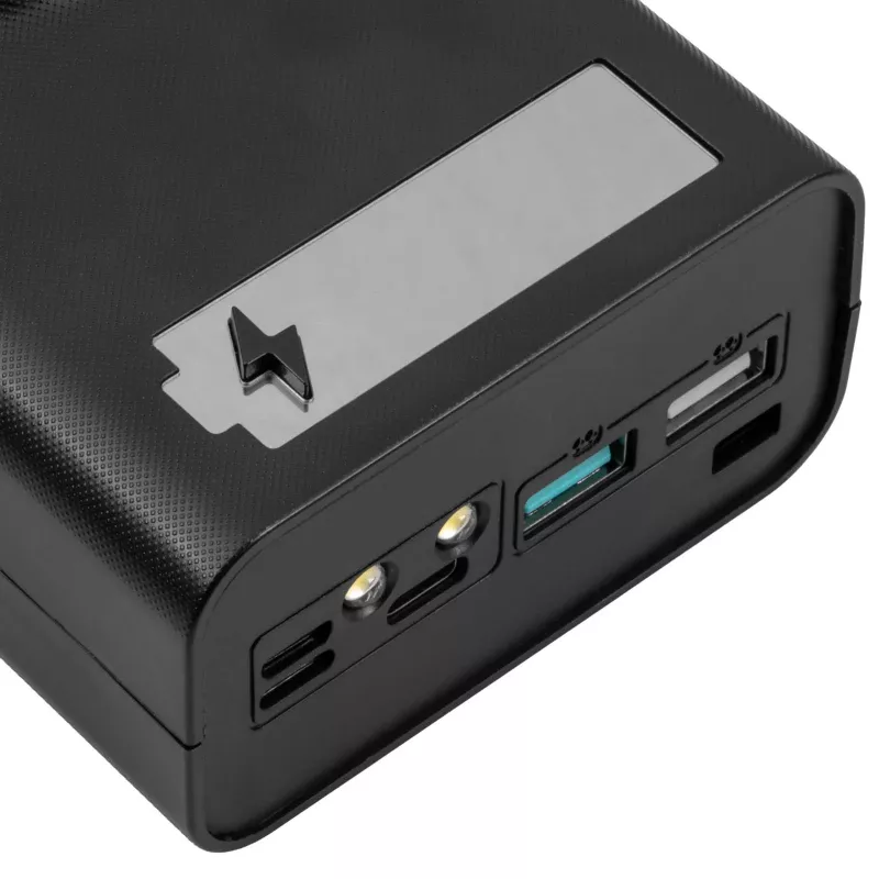 Akyga AK-BC-05 Caixa para power bank 37000 mAh, 12x 18650, 22,5W, Qi, USB-C, 2x USB-A, Lightning