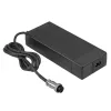 Akyga AK-EV-22 carregador para bicicleta elétrica para baterias de iões de lítio 60 V (16S), 67,2 V, 2 A, 135 W, conector fêmea GX16 12 mm, 1,2 m