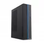 Akyga AK-302-01BL caixa de PC SFF, Micro-ATX / Mini-ITX, USB-C + 2x USB 3.0 + USB 2.0, sem fonte de alimentação, preto