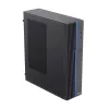 Akyga AK-302-01BL caixa de PC SFF, Micro-ATX / Mini-ITX, USB-C + 2x USB 3.0 + USB 2.0, sem fonte de alimentação, preto