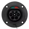 Conector fêmea Type 2 Akyga AK-SC-E25 1-Phase 32A ficha