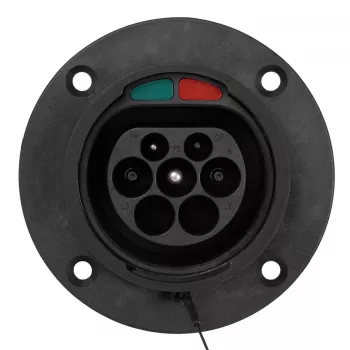 Conector fêmea Type 2 Akyga AK-SC-E25 1-Phase 32A ficha