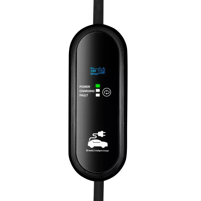 Akyga AK-EC-23 Carregador para veículos elétricos GB/T LCD monofásico 16A 3,8kW 5m