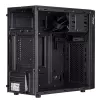 Akyga AK19BK caixa de PC micro-torre, Micro-ATX / Mini-ITX, USB-C + USB 3.0 + 2x USB 2.0, sem fonte de alimentação, preto