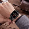 Tech-Protect Stainless Steel Link Bracelet para Apple Watch 4/5/6/7/8/9/SE/Ultra 1/2 (42/44/45/49mm) preto