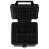 Adler AD 3088 máquina de waffles para 2 waffles grandes, 1600 W (máx. 2000 W), placas antiaderentes, temperatura regulável, preto (AD 3088)