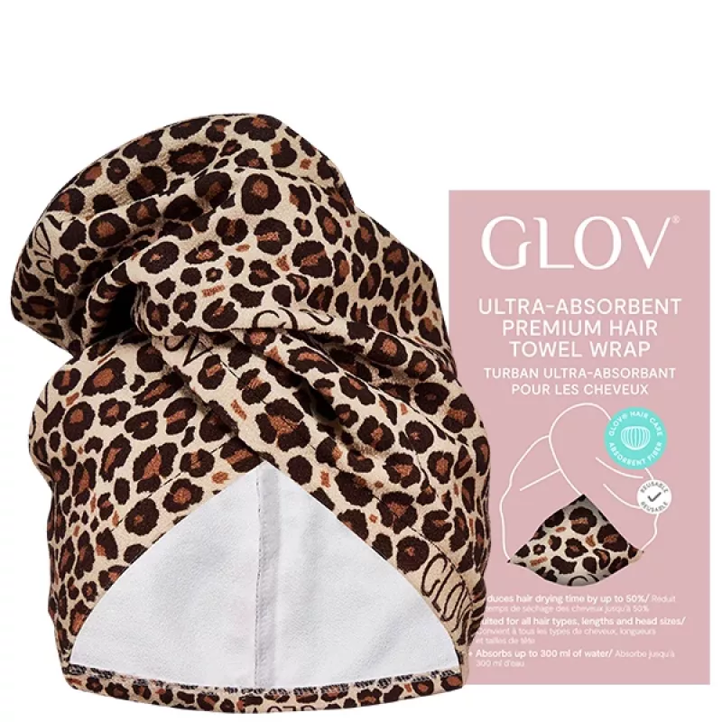 GLOV Turbante de Secagem de Cabelo Ultra-Absorvente Marfim