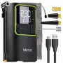 VAYOX VA0409 Bomba de Ar Recarregável 4000mAh Cilindro 19mm Enchedor de Pneus Digital