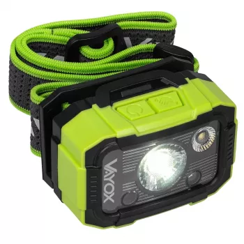 VAYOX DUAL HAMMER 500lm Pro Series Lanterna de Cabeça Recarregável VA0415