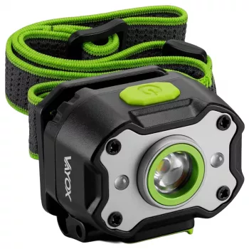 VAYOX VA0452 Lanterna de Cabeça Recarregável 650lm 2000mAh IPX4 Lanterna de Cabeça LED com Sensor de Movimento