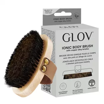 GLOV Escova corporal seca iónica - escova seca ionizante para massagem corporal
