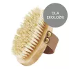 GLOV Escova corporal seca - cerdas naturais de Tampico, cabo de madeira de faia, alça ergonómica para esfoliação e massagem