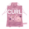 GLOV_SET Dream Curl Conjunto de caracóis sem calor - 1 ferro de caracóis + 1 touca de cetim - rosa