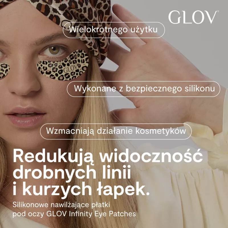GLOV The Lazy Luxe Duo conjunto de patches reutilizáveis de silicone para os olhos e touca de dormir de cetim