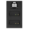 Carregador Newell Dual-Channel DL-USB-C para baterias DMW-BLG10 para Panasonic