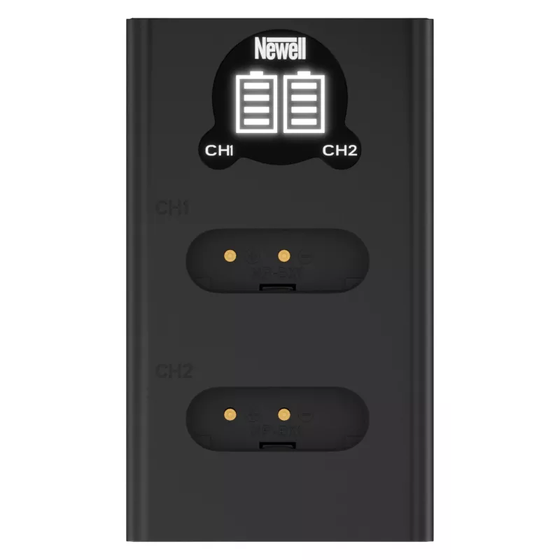 Carregador Newell Dual-Channel USB-C para baterias Sony NP-BX1
