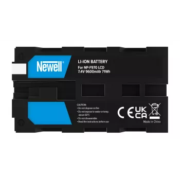 Bateria de substituição Newell NP-F970 LCD para Sony