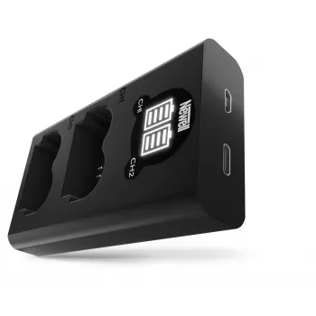 Carregador Newell Dual-Channel DL-USB-C para baterias Fujifilm NP-W235