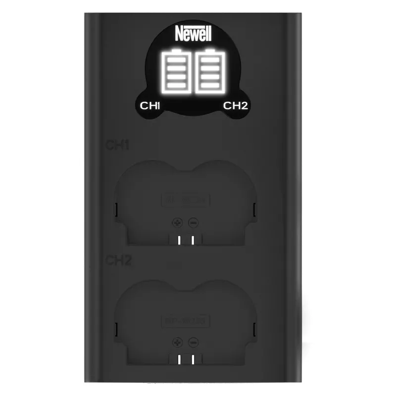 Carregador Newell Dual-Channel DL-USB-C para baterias Fujifilm NP-W235