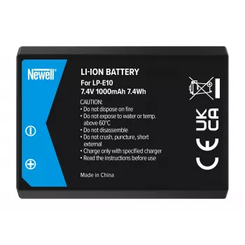 Bateria de substituição Newell para Canon LP-E10