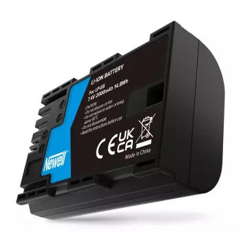 Bateria de substituição Newell para Canon LP-E6, 2000mAh, 7,4V Li-Ion