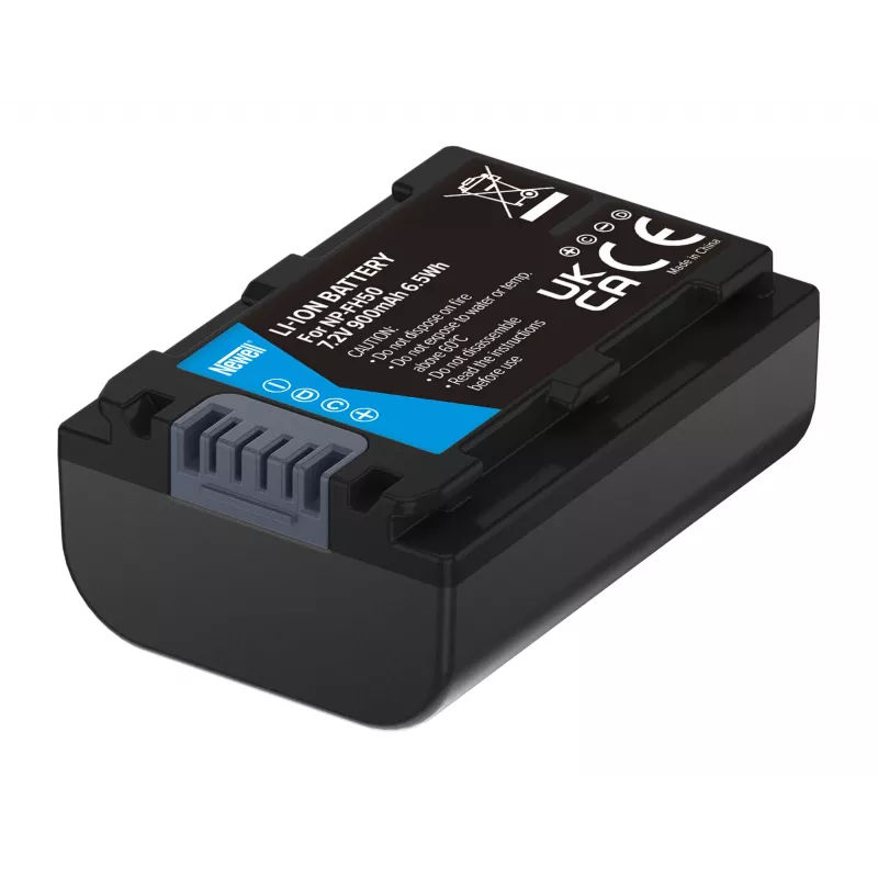 Bateria de substituição Newell para Sony NP-FH50 (1000mAh, 7,2V, Li-Ion)