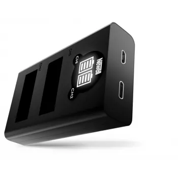 Carregador USB-C de dois canais Newell para baterias GoPro AHDBT-901